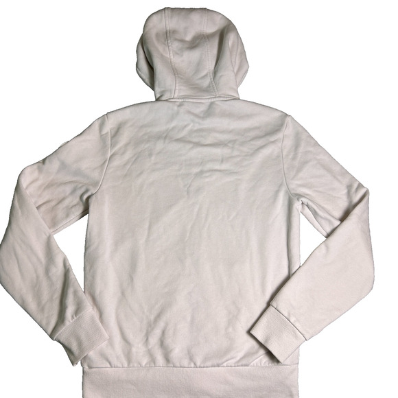 Michael Kors White Zip Up Logo Hoodie Mens XS Full Zip Comfort Soft Designer - Picture 3 of 7